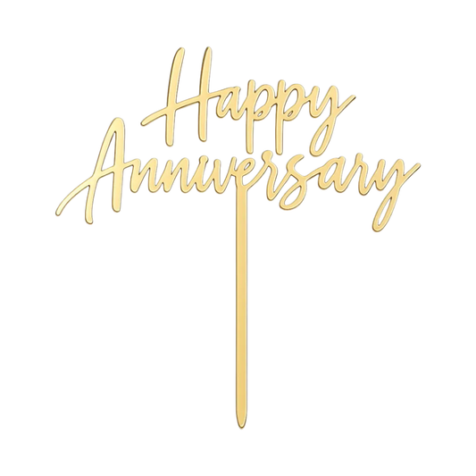 Happy Anniversary - Cake Topper